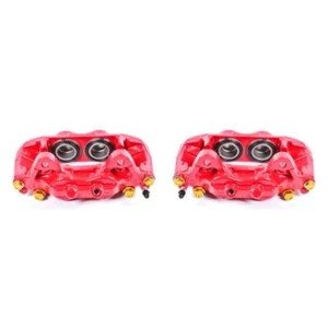 Power Stop Front Red Calipers w/o Brackets Pair Fits 01-07 Toyota Sequoia - Picture 1 of 10
