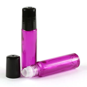 Premium Thick Glass Roller Bottles for Perfume and Essential Oils - 10ml Size