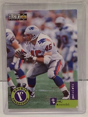 1996 Upper Deck Collector's Choice Update Tedy Bruschi #U43 Rookie RC - Image 1 of 2