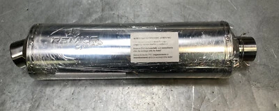 NEW! REMUS Genesis Stainless Muffler 60mm Inlet Fits BMW Suzuki Yamaha Honda Etc - Image 1 of 4