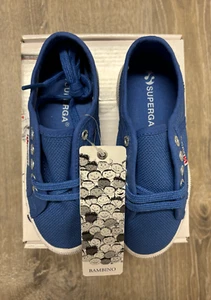 Superga – Classic Kid Sneakers - Little Kids Size 11 – Blue - Picture 1 of 4