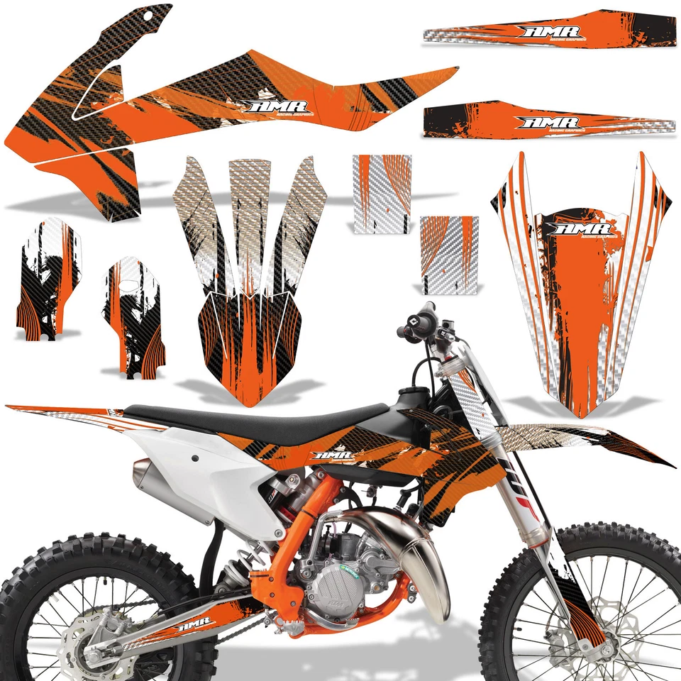 Calcomanías adhesivas gráficas para KTM SX85 2018-2024 CARBONX O Foto 1 de 2