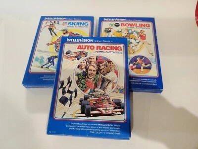 Intellivision Skiing, Bowling, And Auto Racing Games - Image 1 of 4