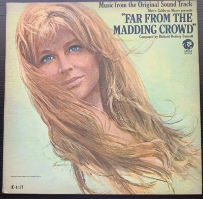 FAR FROM THE MADDING CROWD SOUNDTRACK MGM 1E-11 ST-MONO 1967 DJ PROMO RARE NM Foto 1 de 4