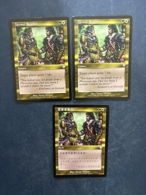 MTG 3X INVASION HEROES' REUNION CHINESE + ENGLISH MAGIC THE GATHERING INSTANT - Image 1 of 4