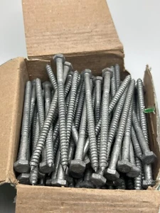 812022 feuerverzinkte Sechskantschraube, 1/4 x 4-1/2 Zoll, The Hillman Group - Bild 1 von 6