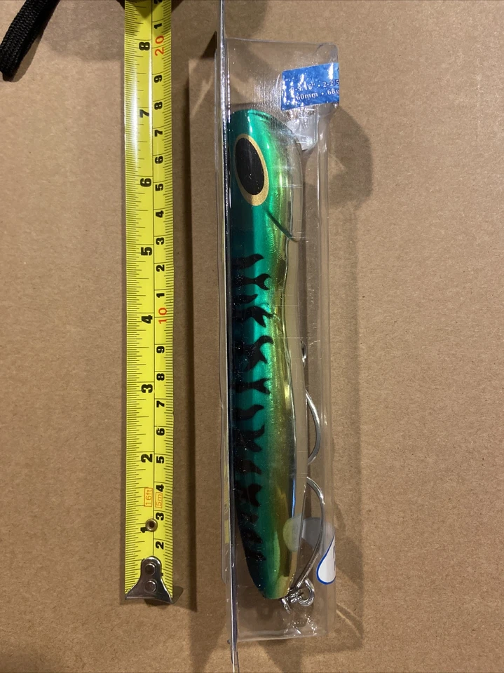 Williamson Lures Popper Pro 160 Green Mackerel 6 1/4" PP160-GM Topwater Plug