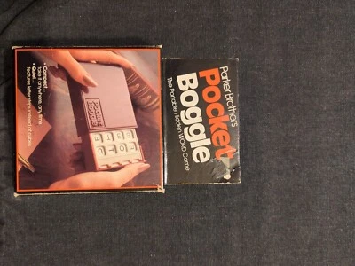 Vintage  Parker Brothers Pocket Boggle Travel Game Complete - Image 1 of 4
