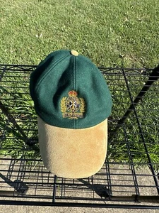 Vintage St Andrews Wool Hat Cap Leather Strap Back Golf British Open - Picture 1 of 7