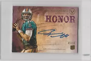 2012 TOPPS VALOR HONOR #55 RYAN TANNEHILL ROOKIE AUTO #45/50 TENNESSEE TITANS - Picture 1 of 2