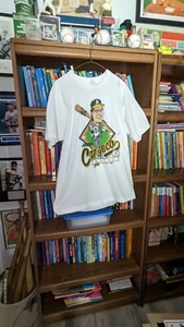 Original 1988 Jose Canseco Oakland Athletics Salem Screen Printers T-Shirt Sz L - Picture 1 of 4