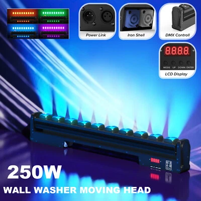 250W Motorisierte RGBW Strahl Moving Head BühnenlichtLED Wall Washer DJ Party  - Bild 1 von 4