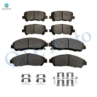 Juego de 8 pastillas de freno delanteras-traseras cerámicas para Honda Pilot 2009-2011 Foto 1 de 4