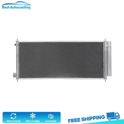 Núcleo condensador aluminio para Honda Fit Base Hatchback 2007-2008 1,5 L l4 aire acondicionado 3593 Foto 1 de 4