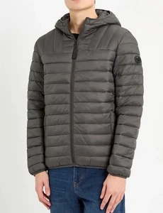 MICHAEL KORS Grey Packable Puffer Jacket Ladies Medium Charcoal. New With Tags - Picture 1 of 9