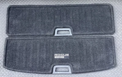 Nissan Rogue Sport 2017-2022 maletero trasero carga tapa piso tapete montaje negro Foto 1 de 4