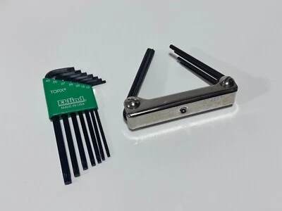 NEW Eklind USA Made 2pc T10-T40 11907 & 22571 Torx Wrench Key Set Lot - Image 1 of 4