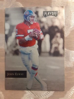 Tarjeta de fútbol americano 1992 Playoff Denver Broncos #77 John Elway Foto 1 de 4