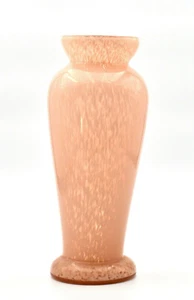 SIVCA vase verre moucheté rosé années 30-50 glass vase - Imagen 1 de 7