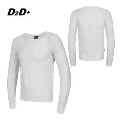 D2D Men's Skinmesh+ Plus Size Long Sleeve Mesh Base Layer - Image 1 of 4
