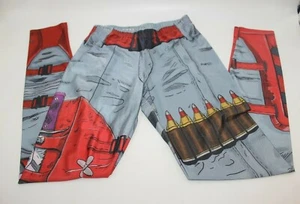 Deadpool Printed Legging Fitness Leggings S/M Cartoon Marvel Cosplay Mercenary - Picture 1 of 6