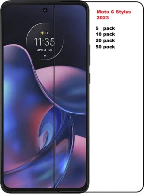 Whole sale Lot For  Moto G Stylus 2023   Tempered Glass Screen Protector - Image 1 of 3
