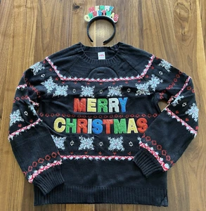 Ugly Christmas Sweater with Headband Women's Size 2x (20w-22w) NEW - Picture 1 of 8