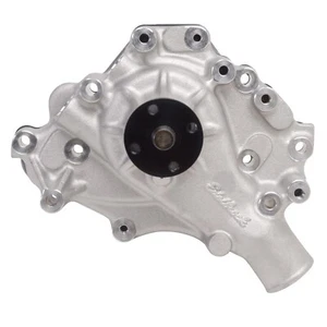Edelbrock 8843 Victor Aluminum Water Pump 70-87 Ford 302 & 351W Std Length Satin - Picture 1 of 1