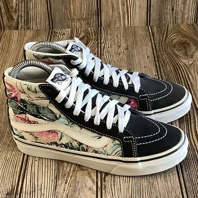 Vans Ward High Sk8-Hi Top Flores Tenis Zapatos Old Skool Mujer Talla 5 EE. UU. Foto 1 de 4
