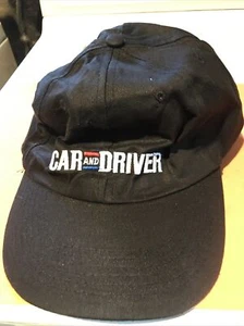 CAR AND DRIVER hat lightweight black adjustable cap NWOT !!!! - Picture 1 of 2