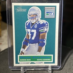 Shaun Alexander 2001 Topps Heritage #54 Seattle Seahawks Football Card