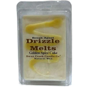 Vela Swan Creek Soja Drizzle Derretir 5,25 OZ - Pastel de especias doradas - Imagen 1 de 1