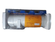 Marley Airvac di base per doccia Estrattore Bagno Ventilatore Parete KIT 115mm 5' DXF115BSK