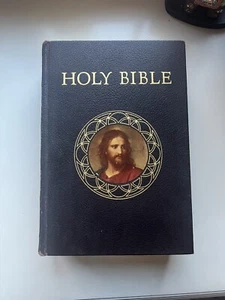 Holy Bible Catholic Action Edition Goodwill 1953 Hardcover - Picture 1 of 7