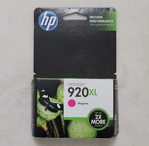 GENUINE HP 920 XL Magenta Ink Cartridge CD973AN 920X - Sealed - Picture 1 of 2