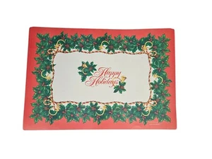 Nuevo Lote de 20 Colchonetas de Papel Hoffmaster Felices Fiestas 97 De Colección Actividades para Niños - Imagen 1 de 4