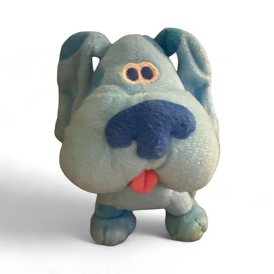 Peluche Blues Clues 8" Blue Puppy lavado a máquina Nickelodeon preescolar de colección 1998- Foto 1 de 4