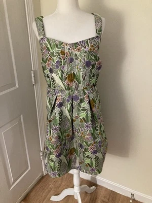 ModCloth Spring Garden Print Dress Size 16W - Image 1 of 4