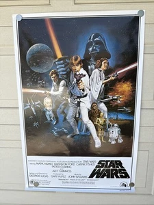 STAR WARS EPISODE IV A NEW HOPE MOVIE POSTER (STYLE C) RE-RELEASED 1993-26.5x40 - Picture 1 of 14