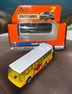 Matchbox Mattel Wheels Series 1 #2 IKarus Coach Bus Tropical Paradise Diecast - Picture 1 of 12