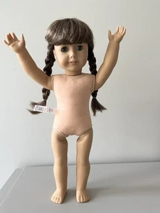 American Girl Doll Brown Hair Grey Eyes Molly Pleasant Company Historical - Picture 1 of 6