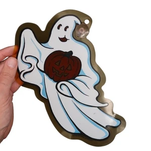 Prismatix Halloween Geist & Jack o Laterne Fensterdeko Vintage 1990 - Bild 1 von 5