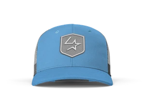 Gorra de camionero Lone Star Ropes - azul claro/gris | gorra clásica de malla occidental 740-004 - Imagen 1 de 6
