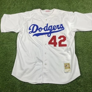 Jackie Robison Mitchell Ness Trikot Herren 54 genäht Los Angeles Dodgers #42 MLB - Bild 1 von 22