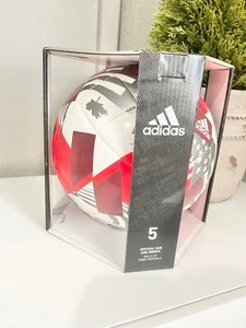 Adidas Fußball BALL MLS weiß/orange/rot/silber GU1556 Größe 5 Neu mit Etikett - Bild 1 von 2