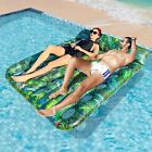Extra Large Pool Floats Adults - 72" X56'' Giant Green Raft For 2Person- 1Pack