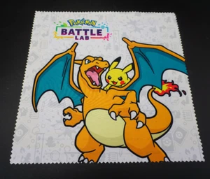 Pokémon Battle Lab Screen/Lens Cleaning Cloth TCG Pikachu Charizard - Picture 1 of 2