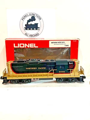 LIONEL6-8668 #1 NORTHERN PACIFIC GP-9-NON-PWR- BLT' 77 LK- NEW-ORIG. BOX - Image 1 of 4