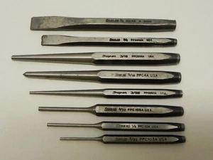 Snap-On 8 Piece Punch & Chisel Set - Foto 1 di 9