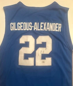 Shai Gilgeous Alexander Signed Autographed Kentucky Jersey Thunder SGA PSA/DNA - Picture 1 of 5